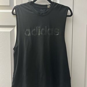Adidas Black Crew Neck Tee
